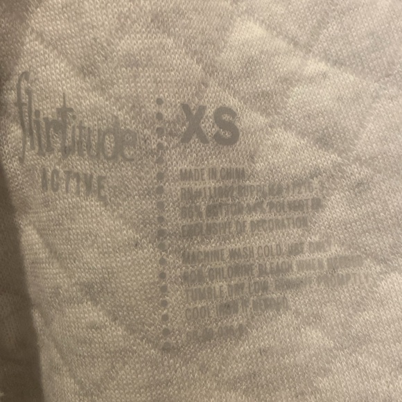 FLIRTITUDE Active Size XS Textured Heather Gray Joggers NWT - Picture 10 of 10